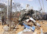 Pesawat militer Turki tiba untuk mengevakuasi korban bom Somalia