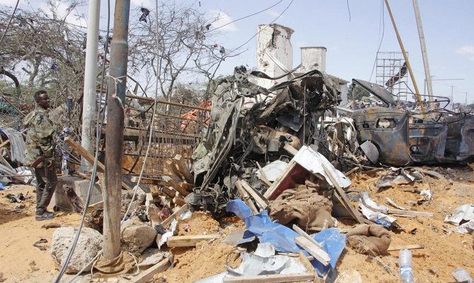 Pesawat militer Turki tiba untuk mengevakuasi korban bom Somalia
