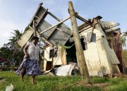 Dua tewas, 2.500 mencari perlindungan darurat di Fiji yang dilanda topan