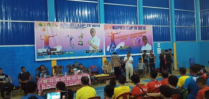 Turnamen Bupati Cup IV Luwu Timur Badminton Championship Resmi Ditutup