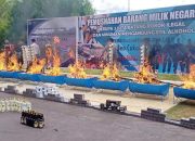 KPPBC Luwu Timur Musnahkan Hasil Penindakan 2018-2019