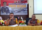 Press Release Akhir Tahun, Kapolres Bantaeng Beberkan Sejumlah Kasus