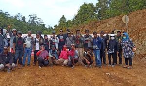 Pemilik Lahan Segel Lokasi Penambangan PT. Antam di Blok Tapunopaka Konut