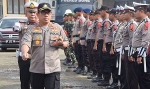 Apel Gelar Pasukan OPS Lilin Polres Bone Jelang Natal dan Tahun Baru 2020