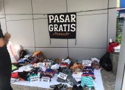 Kreatif, Puluhan anak muda di Manado buka pasar Gratis bagi Masyarakat