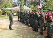 Danramil Wotu Ambil Apel Mingguan ke-2 di Malili Luwu Timur