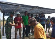 Babinsa Koramil Wotu Hadiri Lomba Menangkap Ikan di Desa Lera Luwu Timur