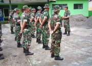 Personil Koramil Mangkutana Gelar Apel Mingguan ke IV dan Ikuti Materi Aplikasi Long Malap