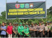 Kurangi Dampak Pemanasan Global, Kodim 1426/Takalar Lakukan Penanaman Pohon