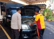 Kapolres Takalar Sidak Kendaraan Dinas