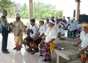 Jalin Hubungan Harmonisasi, Anggota Polsek Mangkutana Luwu Timur Sambangi Tokoh Umat Hindu