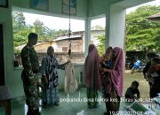 Babinsa Lanosi Adakan Pendampingan Posyandu di Wilayah Binaan