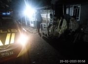 Jaga Kamtibmas, Personil Polsek Marbo Gencar Lakukan Patroli Malam