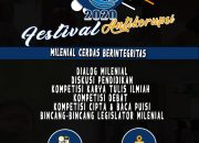 Festival Anti Korupsi Mengangkat Tema MILENIAL CERDAS VERDAS BERINTEGRITAS