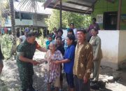 Dampingi Warga Binaan, Babinsa Koramil Wotu Bantu Kegiatan Posyandu