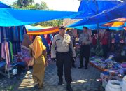 Cegah Gangguan Kamtibmas, Sabhara Polres Takalar Rutin Laksanakan Sambang Warga di Pasar