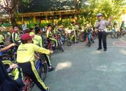 Kawal Gowes Sabtu Sehat Pelajar, Ini Arahan Kanit Dikyasa Polres Bantaeng