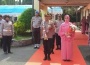 Pedang Pora Iringi Pelepasan AKBP Gany Alamsyah Hatta