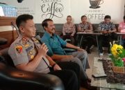 Bangun Sinergitas, Kapolres Takalar Gelar Coffe Morning Bersama Para Jurnalis