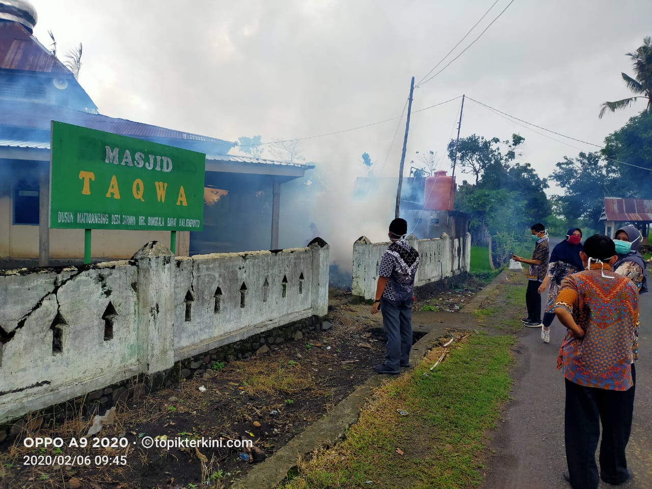 Antispasi Demam Berdarah, Dinas Kesehatan Jeneponto Lakukan Fogging di Desa Barana