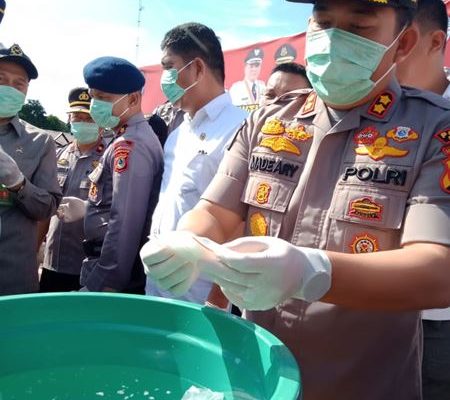 Video: Polres Bone Musnahkan Narkoba Senilai 750 Juta