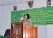 Cegah Penyebaran Penularan Virus Corona, Persit KCK Koorcab Rem 143 PD XIV/Hsn Gelar Ceramah Kesehatan