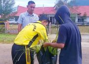 Antisipasi Virus Corona, Polres Konut Bersama Warga Bersihkan Lingkungan RSU