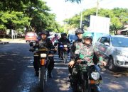 Cegah Penyebaran N-COV 19,  Personil Gabungan Brimob dan Koramil Menggelar Patroli dan sosialisasi