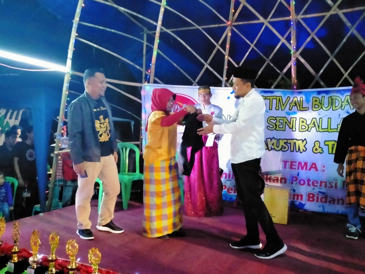 Adakan Fetival Budaya, Pemuda Balang Diapresiasi Wakil Bupati Jeneponto
