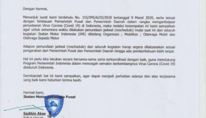 Antisipasi Covid 19, Road Race jeneponto 2020 Ditunda