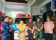 Kapolres Takalar Hadiri Penyerahan Ambulans Pemprov Sulsel ke Pemda Takalar