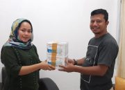 Pemda Halteng Terima Ribuan Lembar Masker Bantuan PT IWIP