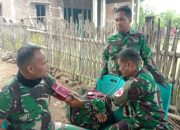 Tim Keslap TMMD Kodim 1426/Takalar Lakukan Pemeriksaan Kesehatan Secara Mobile