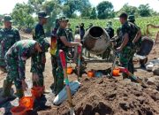 Satgas TMMD ke 107 Takalar Kebut Pengerjaan Sasaran Fisik