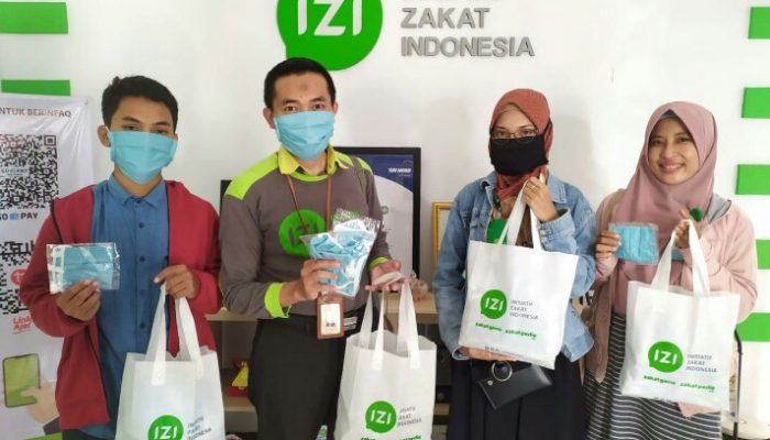 Cegah Covid-19 IZI Sulsel bagikan 1000 Massker Gratis