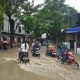 Seharian Diguyur Hujan, jalan raya Bailang kecamatan Bunaken Terendam Banjir
