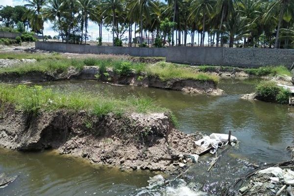Kolam Penampungan Limbah Tambak Udang tidak berfungsi, Petani Rumput Laut di Manyumbeng Mengeluh