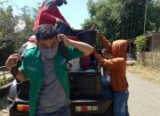 Pemdes Balangtanaya Bersama Gugus Tugas Covid-19 GP Ansor Takalar Lakukan Penyemprotan Disinfektan