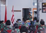 Memulai tugasnya, Kolonel Laut (P) Andike Sry Mutia, S.Sos, Gelar Entry Briefing Danlanal Kendari