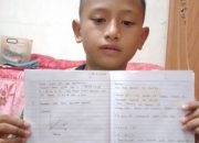 Muh Rehan J.D adalah Siswa SDI Bonto Bontoa Kab. Gowa tetap Semangat Belajar Dari Rumah Via TVRI