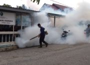 Lanal Kendari: Semangat Pencegahan Penyebaran Covid-19, Ancaman Demam Berdarah Jangan Dilupakan