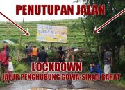 VIDEO: Penutupan Jalur Akses jalan Penghubung Gowa – Sinjai