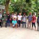 Babinsa Bersama Kades Balolohe Semprotkan Disinfektan Sejumlah Titik di Desa Bulolohe