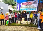 Patut di Apresiasi, Kepala Desa Balampesoang Terpilih Antusias lakukan penyemprotan Desinfektan