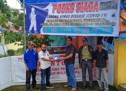 Anggota DPRD Partai Demokrat Semprot Desinfektan dan Bagikan Masker di Sejumlah Titik di Kec Bulukumpa