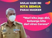 Bupati Lutim: Gunakan Masker Saat Beraktivitas