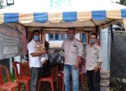 JAPIK Sinjai kembali menyalurkan bantuan di Posko penanganan Covid di perbatasan sinaji – gowa