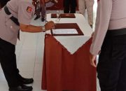 Kapolres Pimpin upacara Setijab Pergantian Wakapolres Halteng