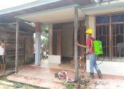 Cegah COVID-19, Warga Semaong Swadaya Semprot Disinfektan