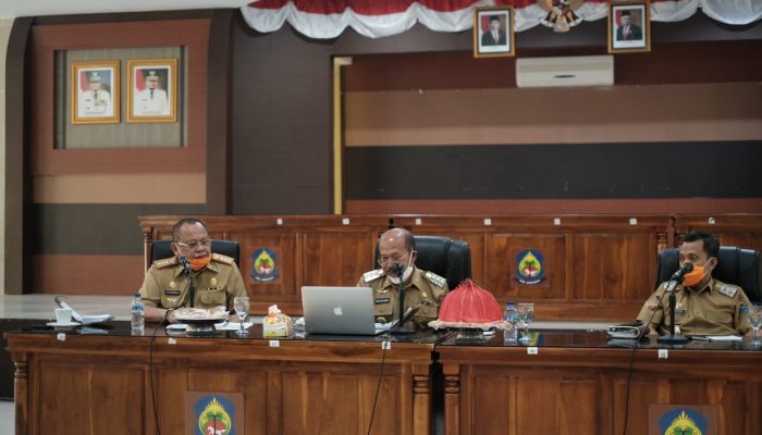 Rapat Koordinasi, Bupati jeneponto pastikan data warga terdampak covid-19 akurat